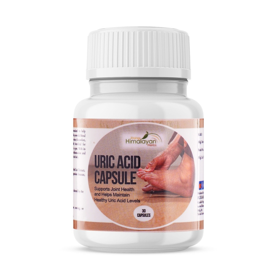 Uric Acid Capsule | Herbal Joint Support & Flexibility Supplements, Uric Acid for Pain Relief, Ayurvedic Proprietary for Gout pain Joint Support