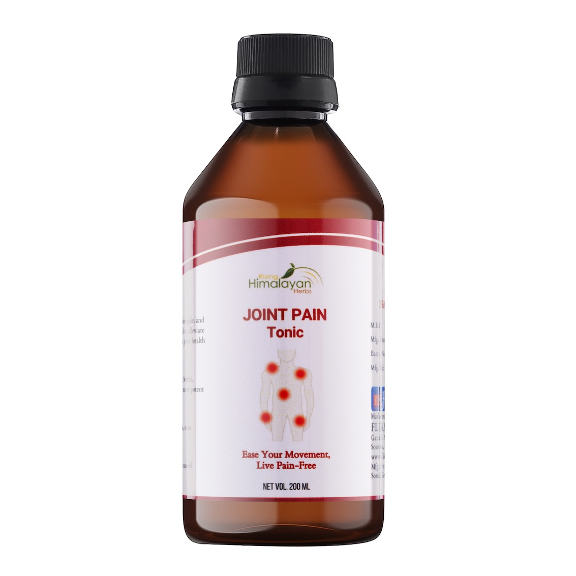 Join Pain Tonic | Manage Joint Pains & Inflammation | Shallaki, Ashwagandha, Nirgundi, Pippali, Guggulu and More Herbs | Bio-Active Compounds | 100% Ayurvedic