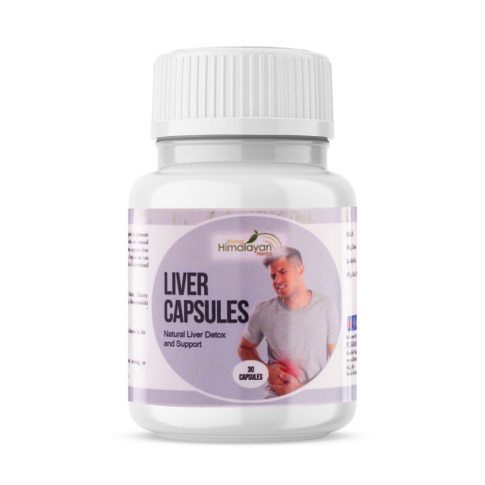 Liver Capsule | Supports Liver Function | Aids in Detoxification | Extract of Milk Thistle, Dandelion, Guduchi & Bhumyamalaki | 100% Ayurvedic