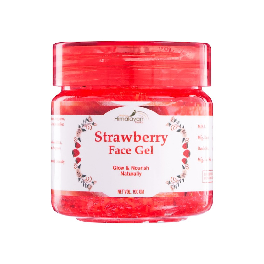 Strawberry Face Gel For Glowing Skin  | Hydrating, Moisturizing, Soothing Skin | Multipurpose Gel