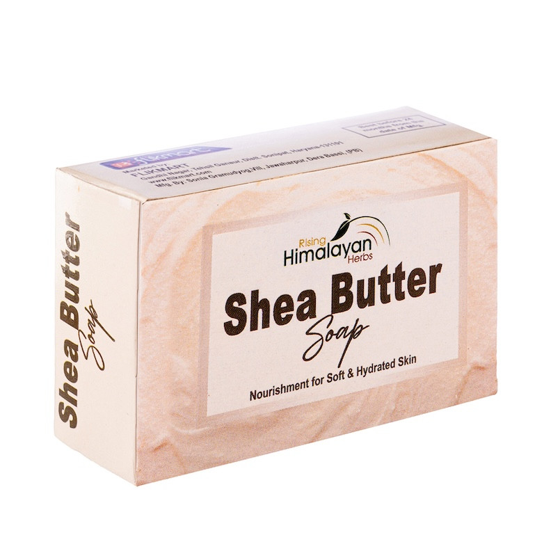 Shea Butter Bath Soap | Protect from UV Radiation | Rising Himalayan Herbs | Gentle & Nourishing Care for Healthy Skin | For Men & Women, All Skin Types | 125 GM