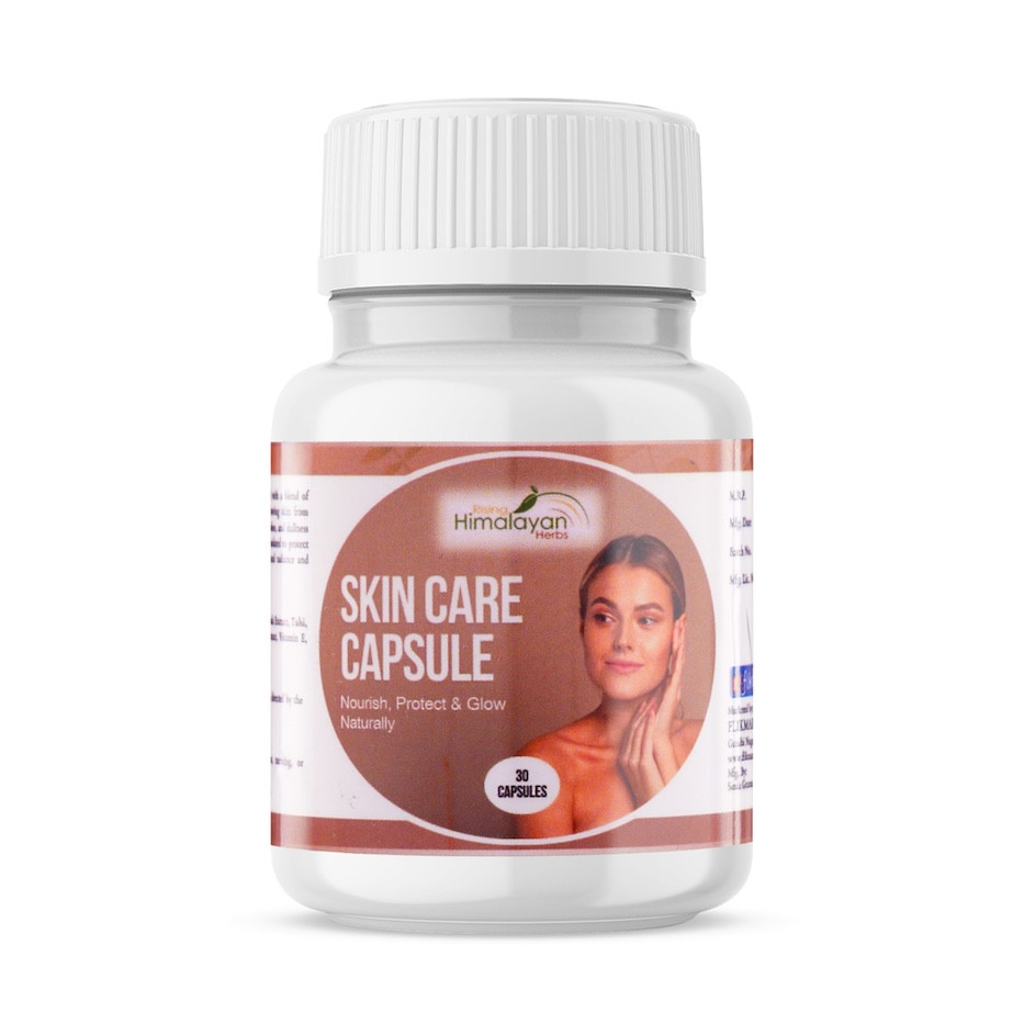 Skin Care Capsule | For Glowing Skin | Reduce Acne, Blemishes and Dullness | Neem, Grape Seed & Green Tea Extract with Vitamin E |  Antioxidant & Skin Glow Supplement for Clear Skin