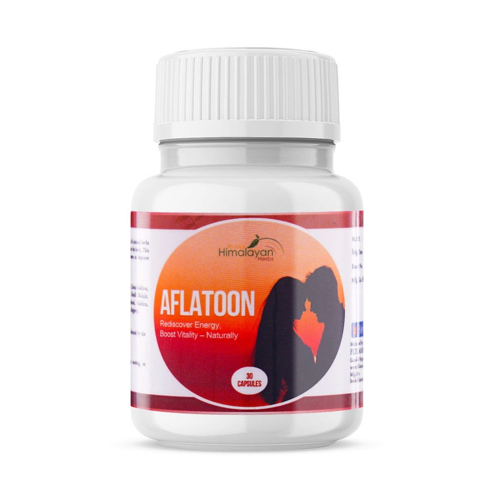 Aflatoon Capsule | Enhance Vitality, Stamina and Rejuvenate the Body | For Men and Women | Ashwagandha, Safed Musli, Gokhru, Kaunch Beej & Others Herbs | 100% Ayurvedic