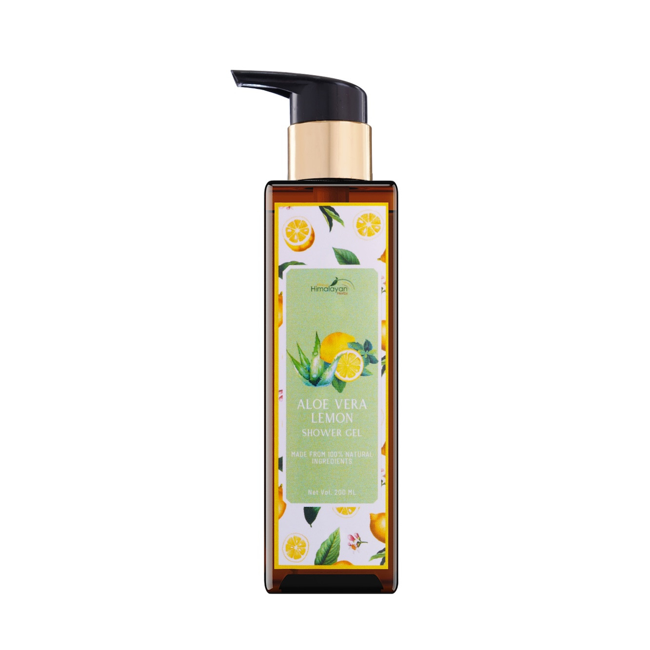 Aloe Vera Lemon Shower Gel | Body Wash for Men & Women | Gentle, Moisturizing Body Wash for Soft, Supple Skin | 100% Natural