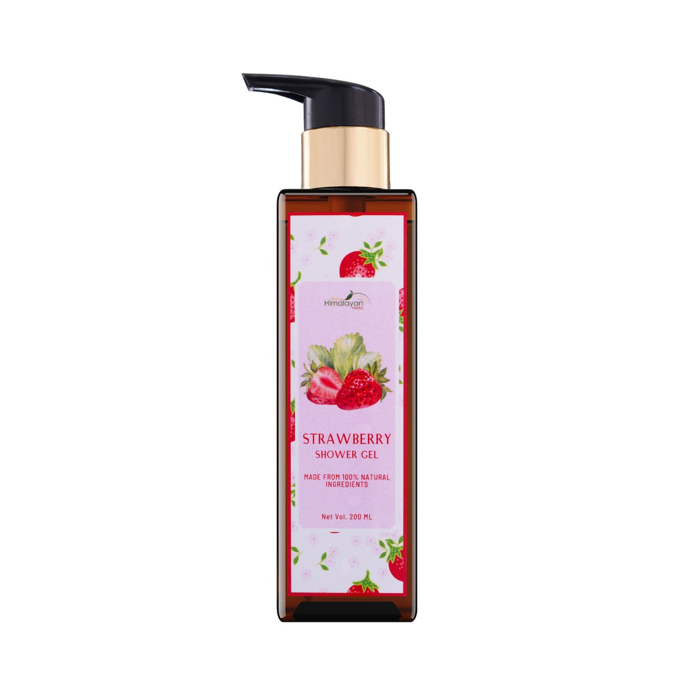 Strawberry Shower Gel | Body Wash for Men & Women | Gentle, Moisturizing Body Wash for Soft, Supple Skin | 100% Natural