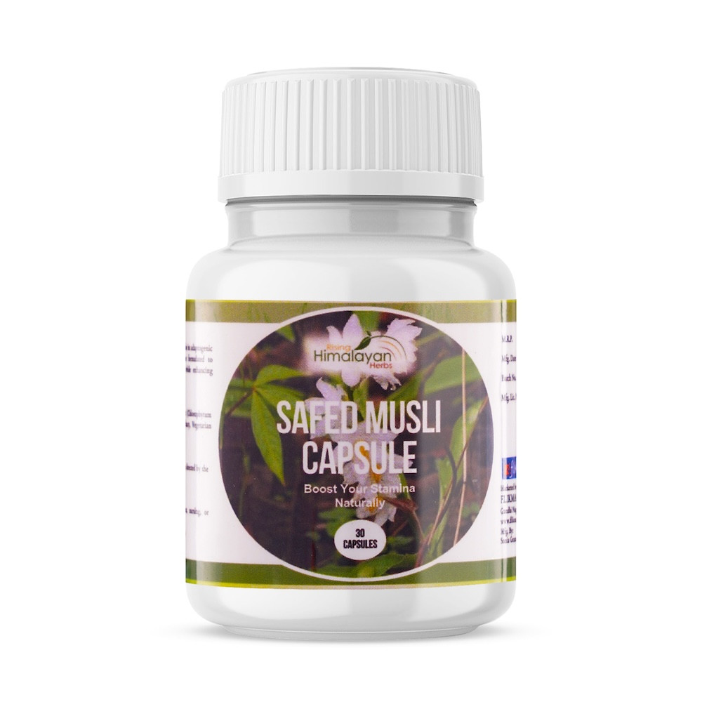 Safed Musli Capsule | Extract Of Safed Musli For Energy & Stamina Booster In Men & Women Body