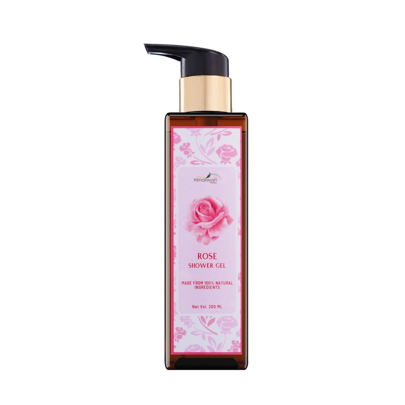 Rose Shower Gel | Body Wash for Men & Women | Gentle, Moisturizing Body Wash for Soft, Supple Skin | 100% Natural